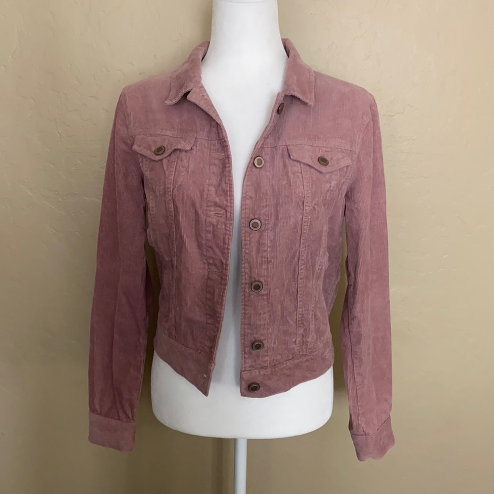 Mi Ami Blush Pink Corduroy Jacket (S)